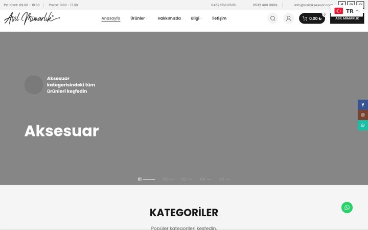 Capture d'écran de asilaksesuar.com
