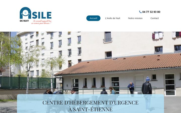 Screenshot of asiledenuitsaintetienne.fr