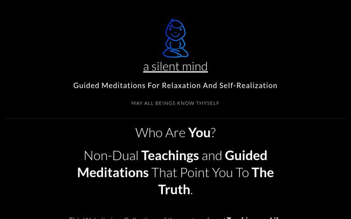 Screenshot of asilentmind.com