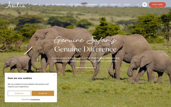 Capture d'écran de asiliaafrica.com