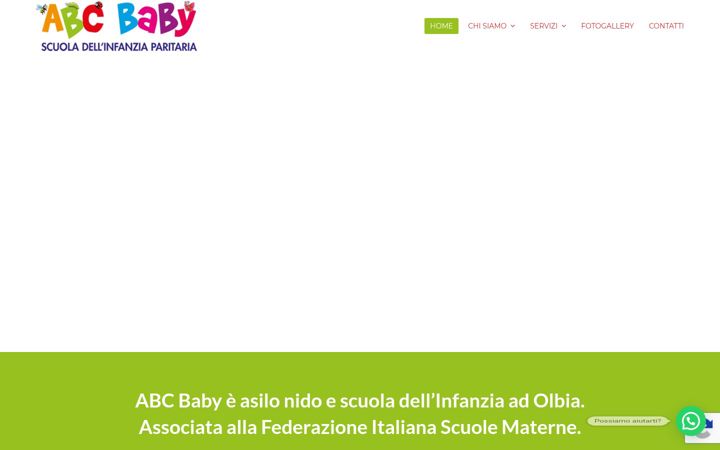 Screenshot of asiloabcbabyolbia.it