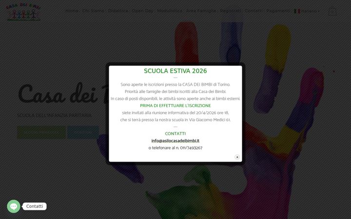 Screenshot of asilocasadeibimbi.it