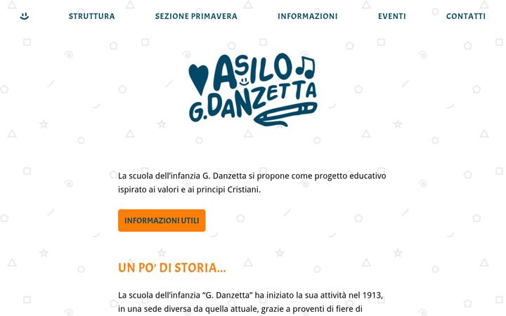 Screenshot of asilodanzetta.it