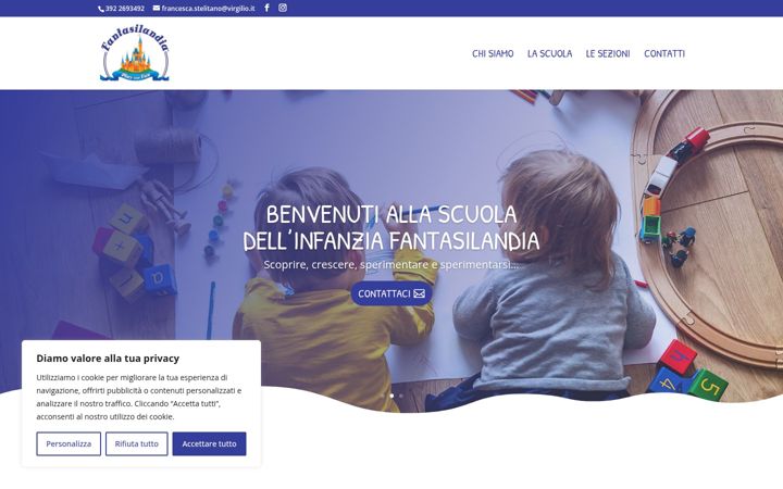 Screenshot of asilofantasilandia.it