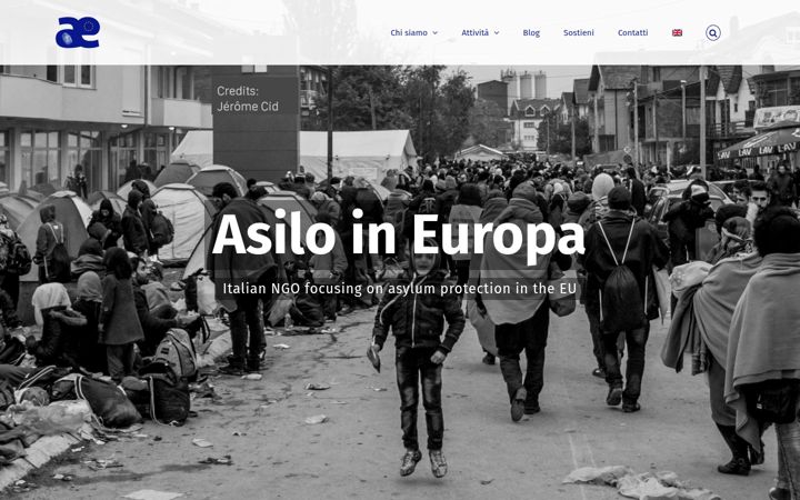 Ekrano kopija asiloineuropa.it