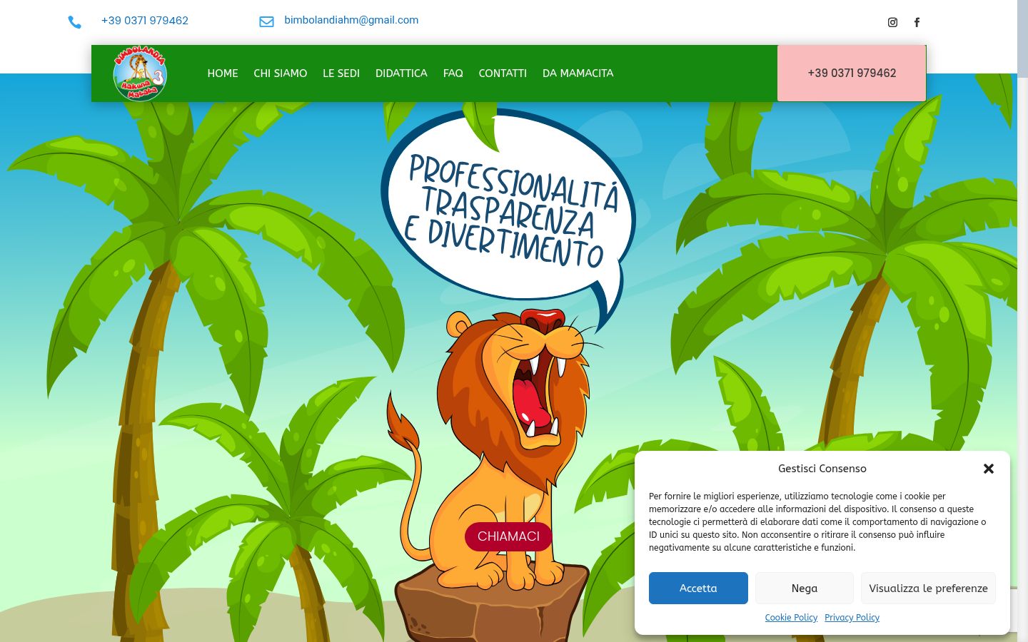Screenshot des Einwilligungsbanners vor jeglicher Interaktion