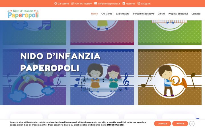 Screenshot of asilonidopaperopoli.it