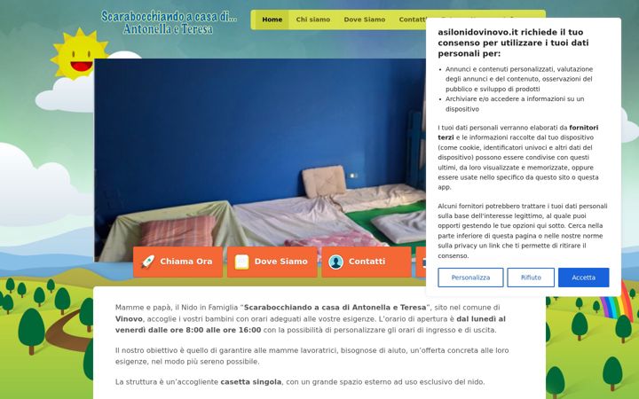 Screenshot of asilonidovinovo.it