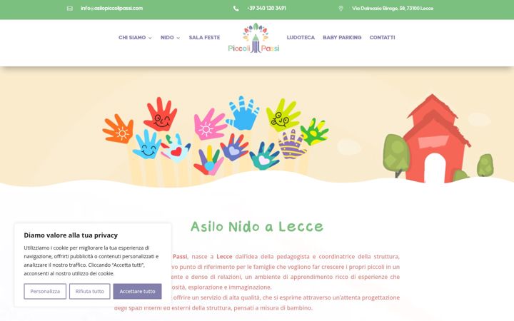 Screenshot von asilopiccolipassi.com