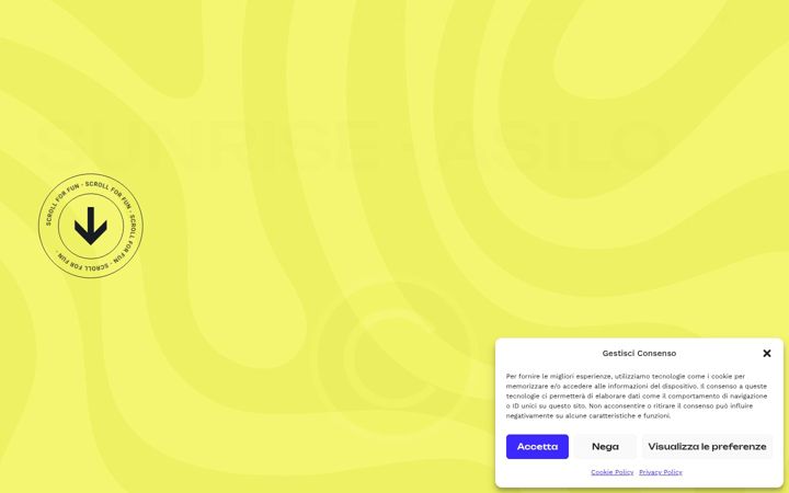Screenshot of asilosunrisemassafra.it