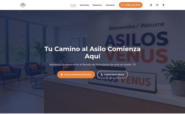 Screenshot of asilosven.us
