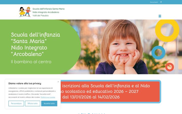 Screenshot of asilovalli.it