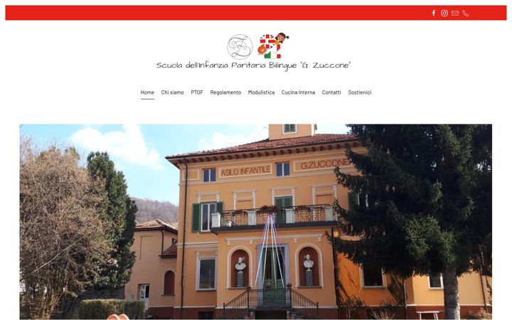 Screenshot of asilozuccone.it