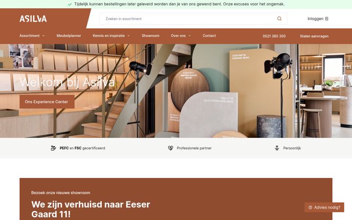 Screenshot του asilva.nl