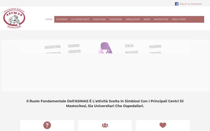 Screenshot of asimas.it