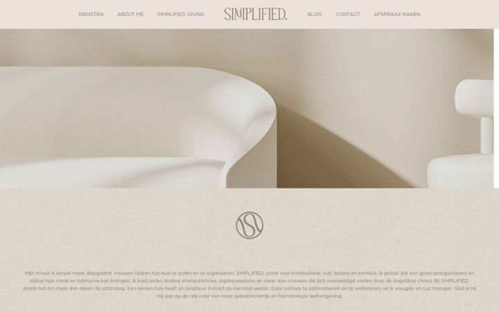 Screenshot του asimplifiedliving.nl