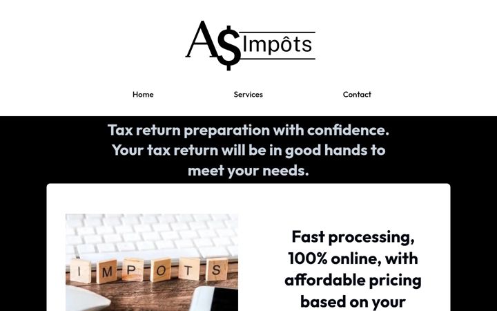 Screenshot of asimpots.net