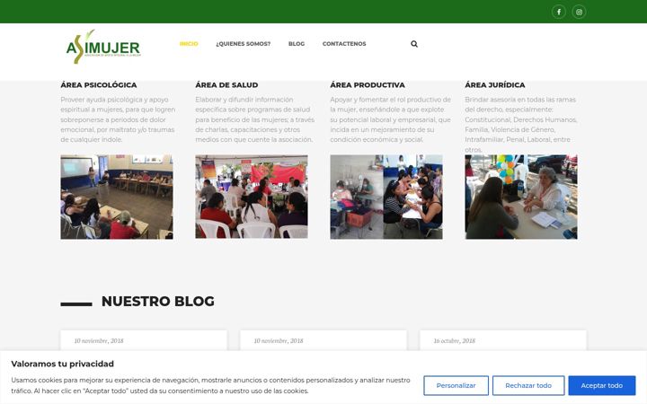 Screenshot του asimujer.org