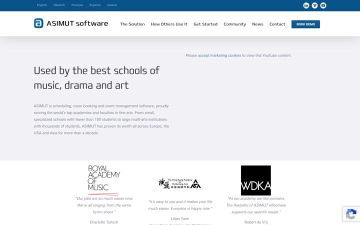 Screenshot of asimut.com