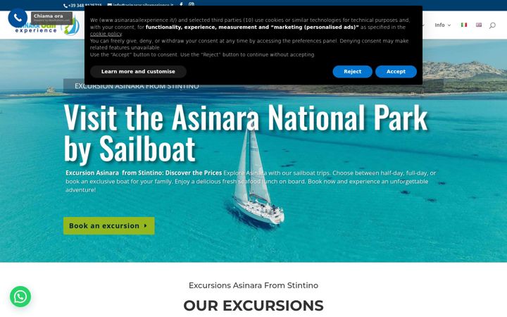 Screenshot του asinarasailexperience.it