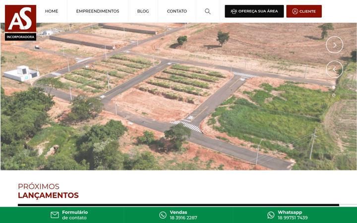 Screenshot of asincorporadora.com