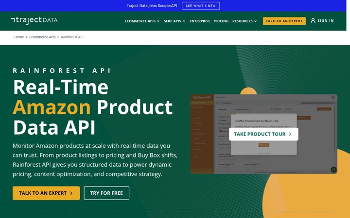 Screenshot of asindataapi.com