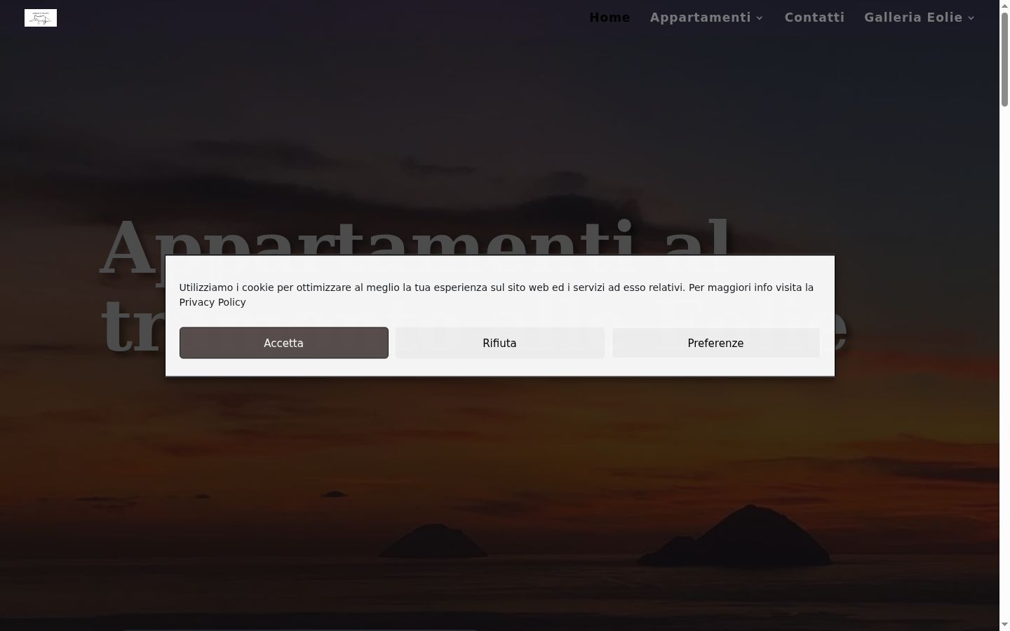 Capture d'écran de la bannière de consentement affichée avant toute interaction