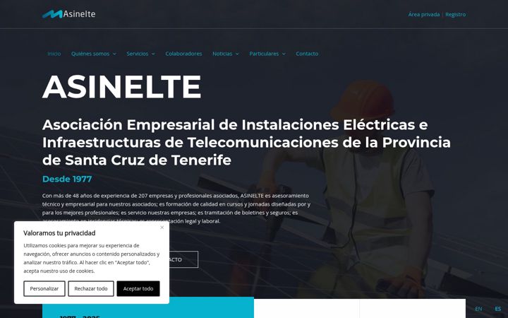 Capture d'écran de asinelte.com