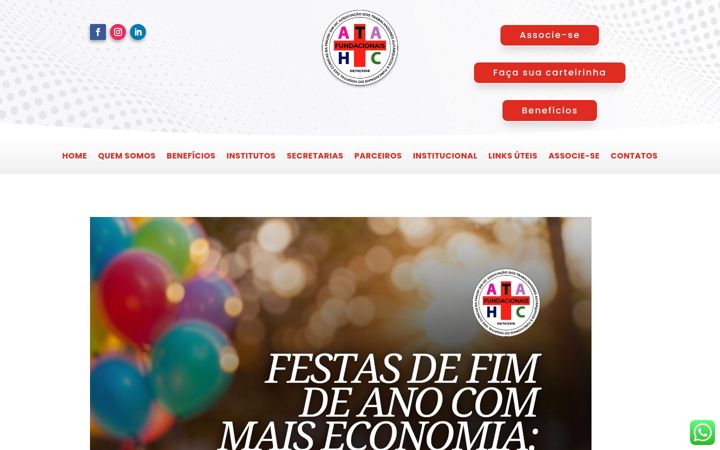 Screenshot of asinhc.com.br