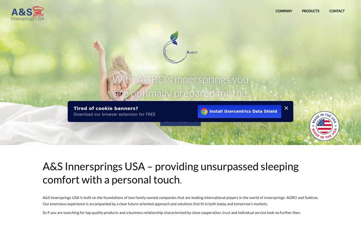 Screenshot of asinnersprings.com
