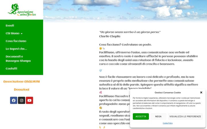 Ekrānuzņēmums no asinofenice.it