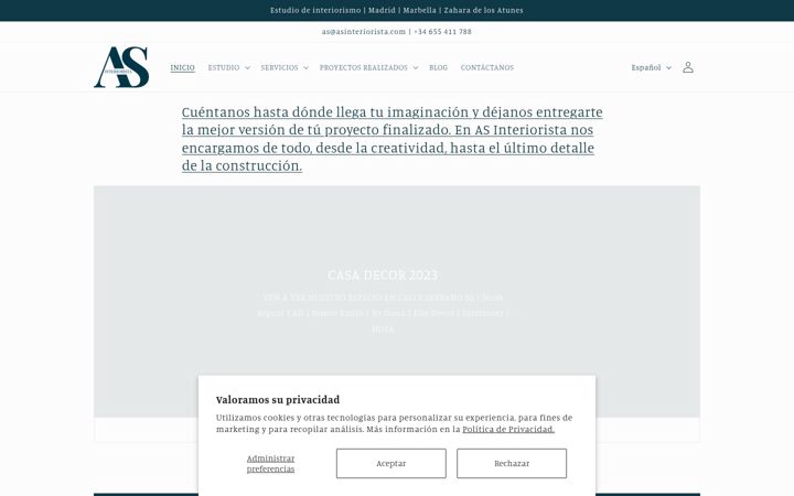 Capture d'écran de asinteriorista.com
