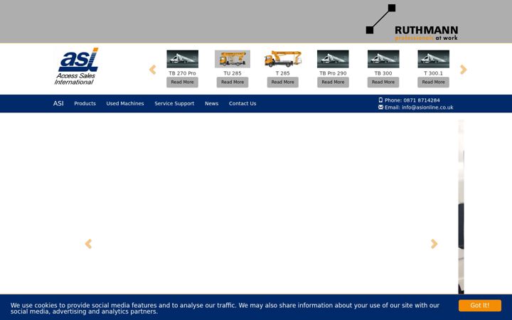 Screenshot of asionline.co.uk