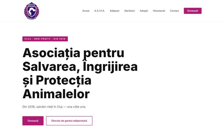 Screenshot of asipa.ro