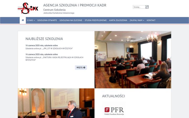 Screenshot von asipk.com.pl