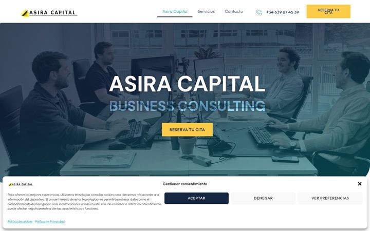 Screenshot of asiracapital.com