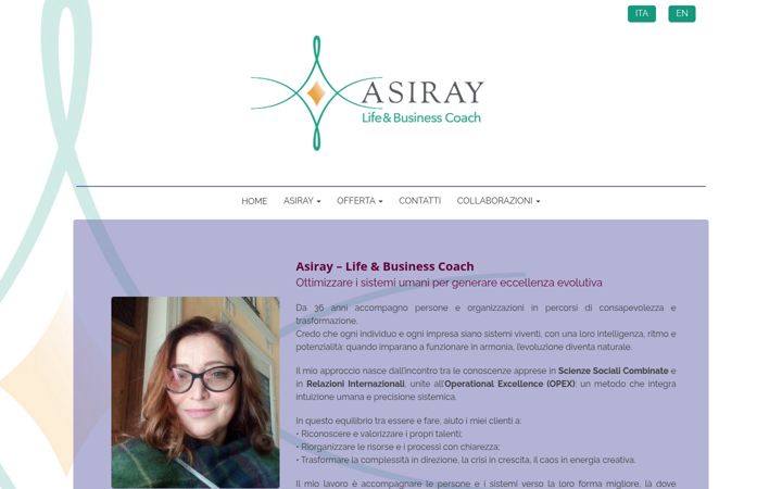 Screenshot of asiraylifecoach.com