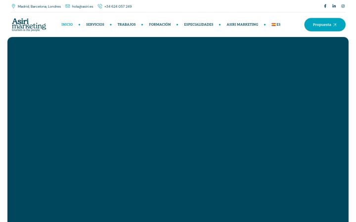 Screenshot of asiri.es