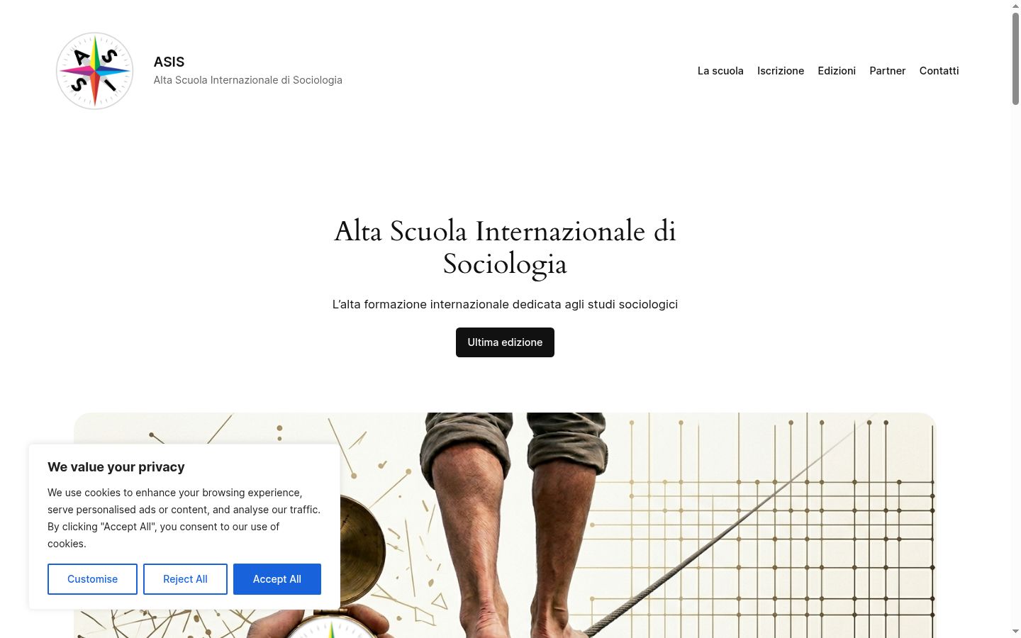 Screenshot tal-banner tal-kunsens muri qabel kwalunkwe interazzjoni