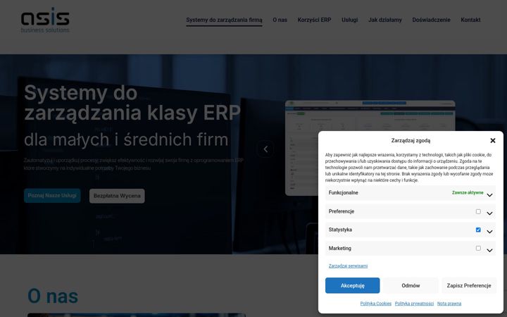 Screenshot of asis.pl