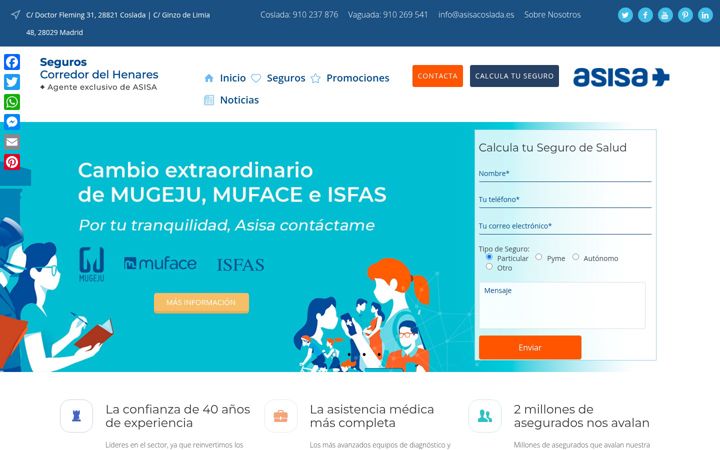 Screenshot of asisacoslada.es