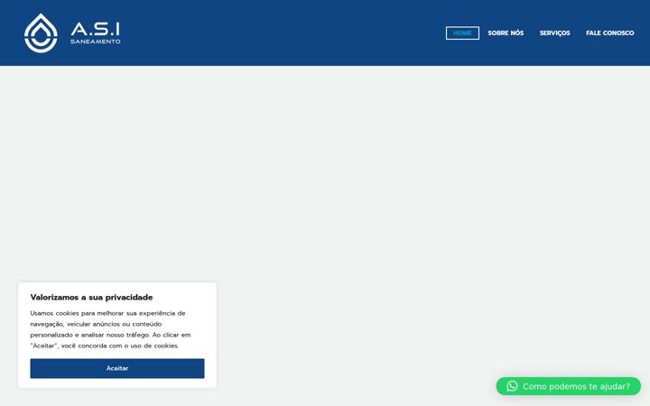 Screenshot of asisaneamento.com.br