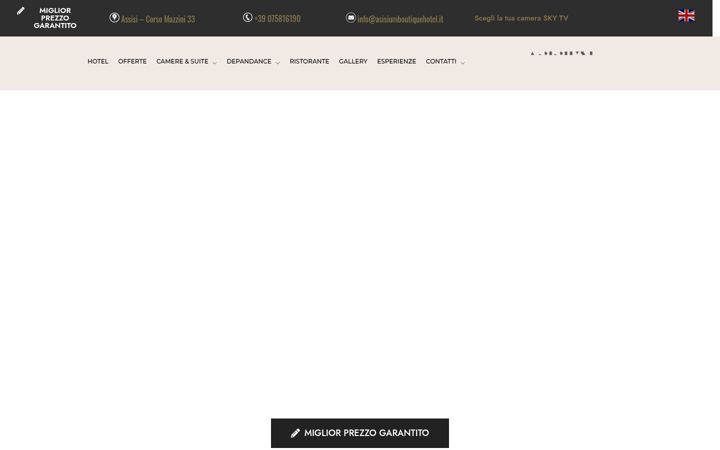 Screenshot van asisiumboutiquehotel.it