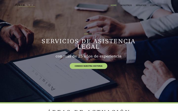 Screenshot of asislex.com