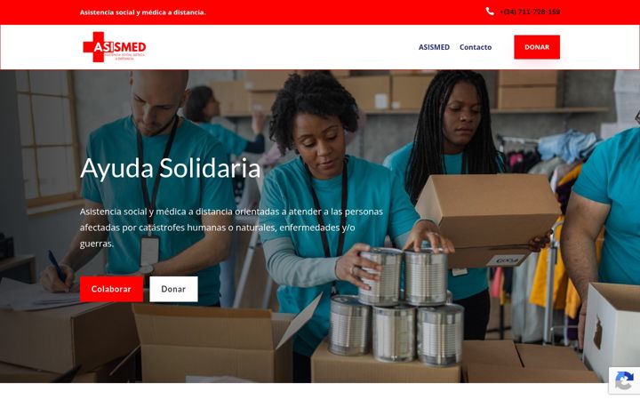 Screenshot of asismed.es