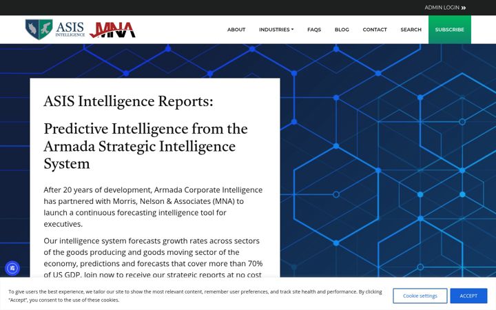 Screenshot van asisreports.com