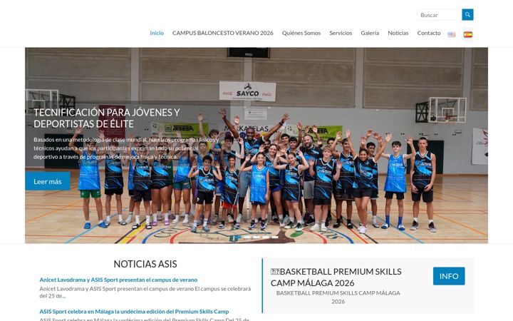 Screenshot of asissportspain.com