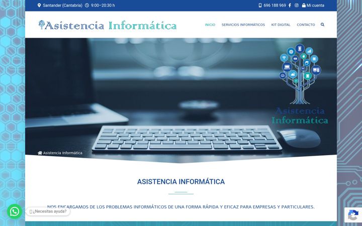 Screenshot of asistenciainformatica.eu