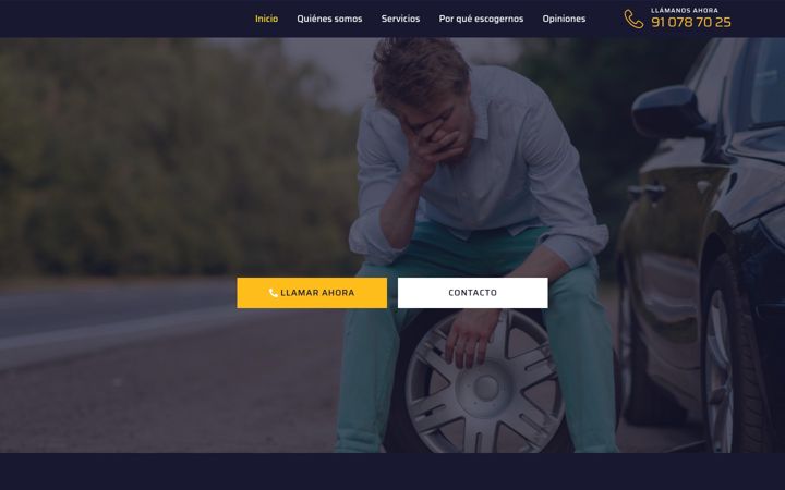 Screenshot of asistenciancarretera.com