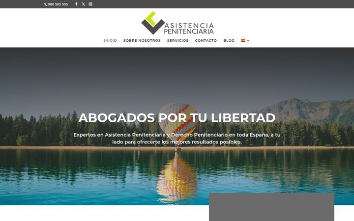 Screenshot ta' asistenciapenitenciaria.es